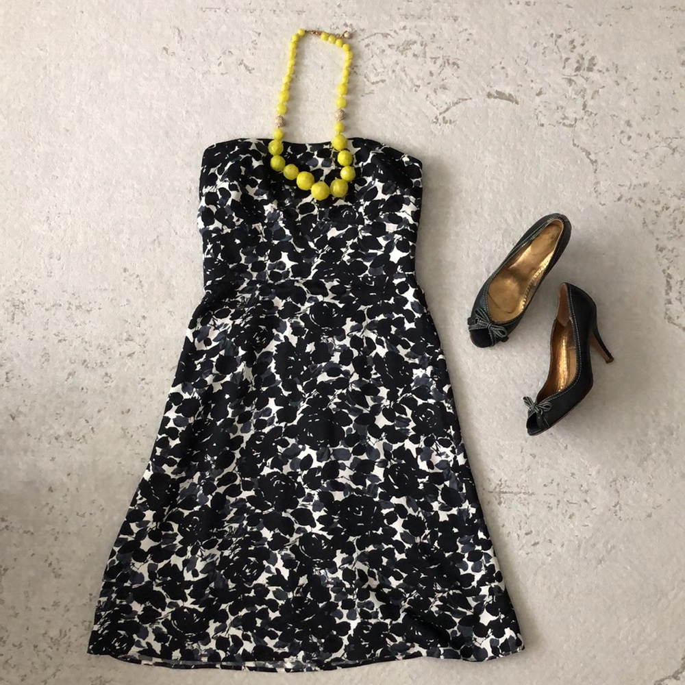 J.Crew Silk Floral print cocktail dress -LAST CALL